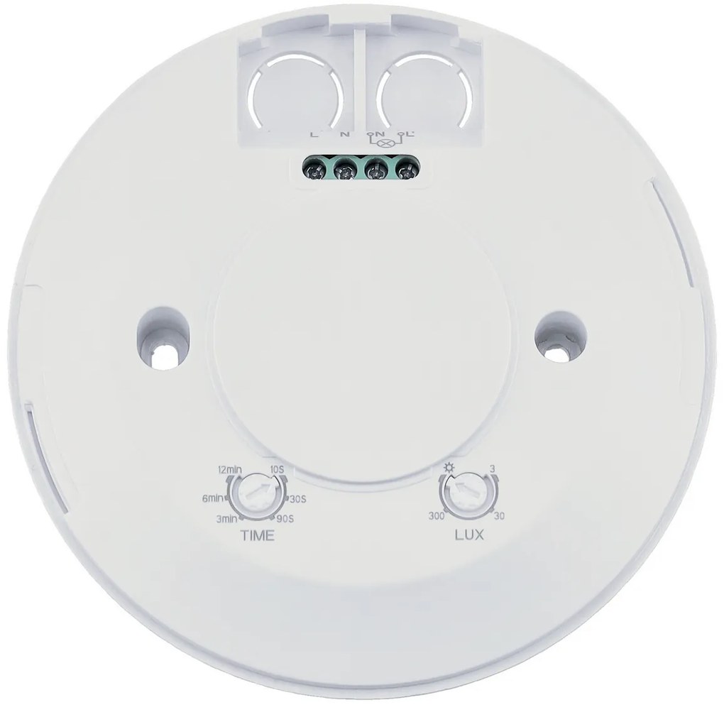 ECOLIGHT PIR pohybové čidlo nastaviteľné IP20 - 110-240V - 360 ° - biela