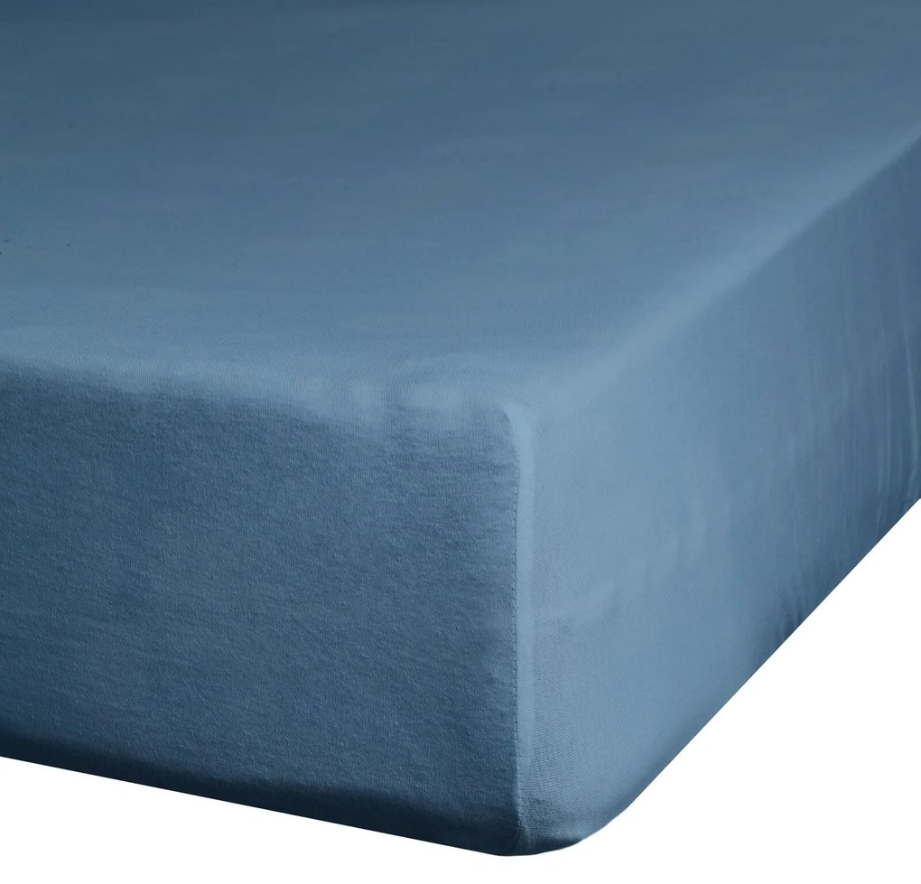 MAKOSATÉNOVÉ PRESTIERADLO NOVA 160X200 CM, VÝŠKA 30 CM TMAVOMODRÉ