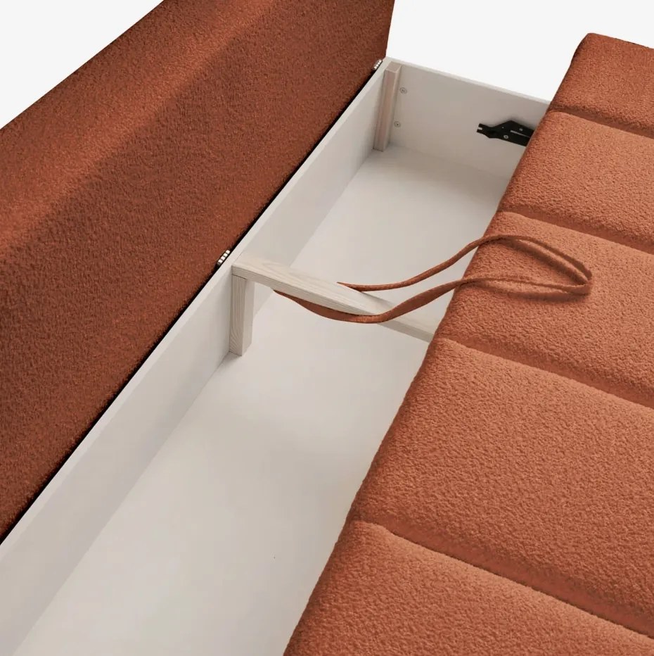 Rozkladacia pohovka SARIA Red Boucle