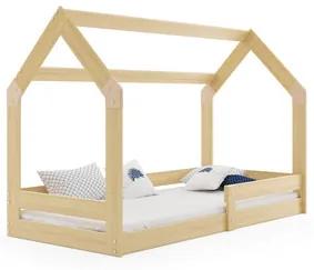 Detská posteľ DOMEK I bez úložného priestoru 80x160 cm - borovica