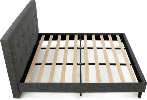Manželská posteľ sivá 180x200 cm BED-M180 GREY2