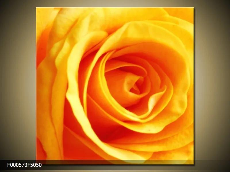 Obraz na plátne Žltá ruža, Štvorec 50x50cm 33.68 €