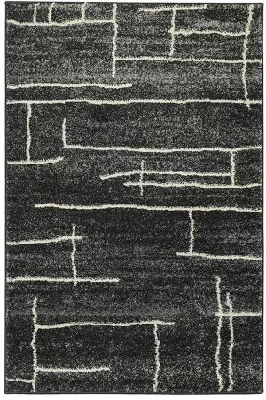 Koberce Breno Kusový koberec DOUX 8022/IS2K, čierna,160 x 235 cm