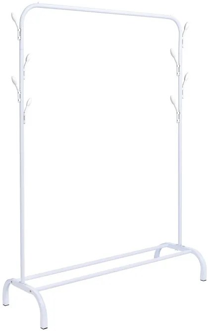 Vešiakový stojan FELIKS Loft biely