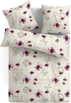 Obliečky Lola, kvetovaný vzor, bavlna renforcé%