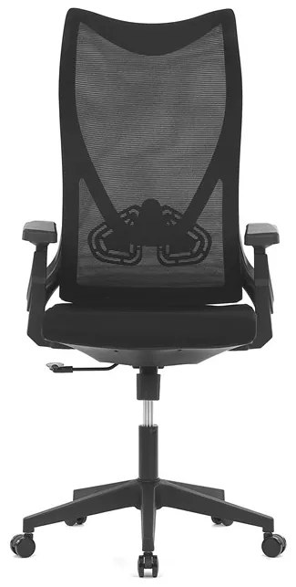 Autronic BONTEC Kancelárska stolička, hojdací mechanizmus, čierna sieťovina, KA-S248 BK Farba: Šedá