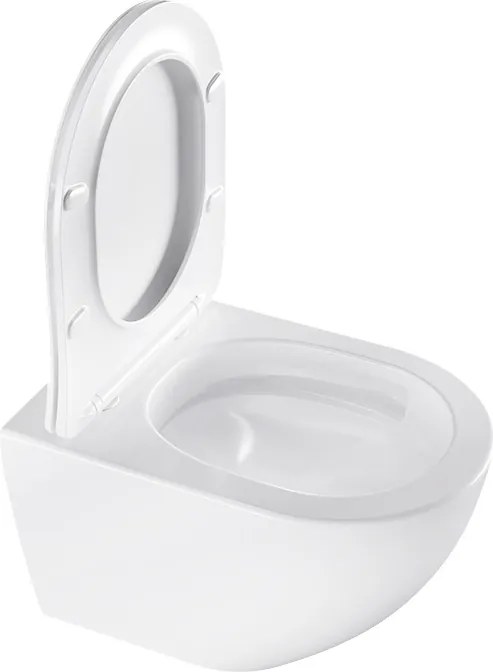BPS-koupelny Závesná WC misa so SoftClose sedadlom HYD-4194, biela