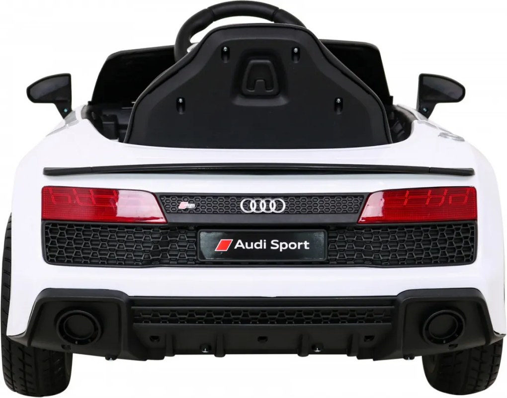 Ramiz Elektrické autíčko Audi R8 Lift biele + diaľkové ovládanie