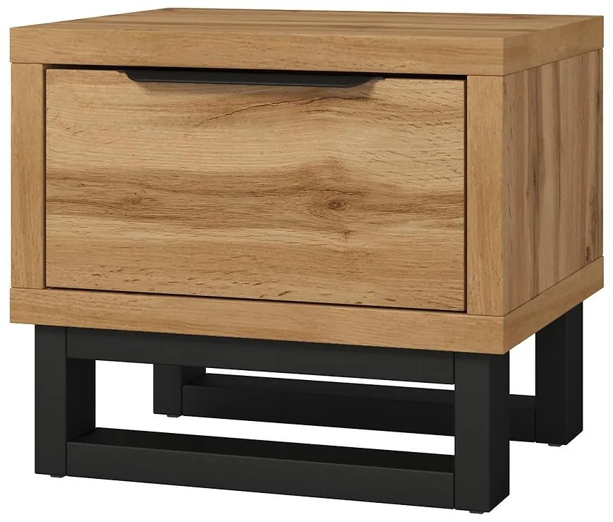 Nočný Stolík 1s Halle S 22 Dub Wotan