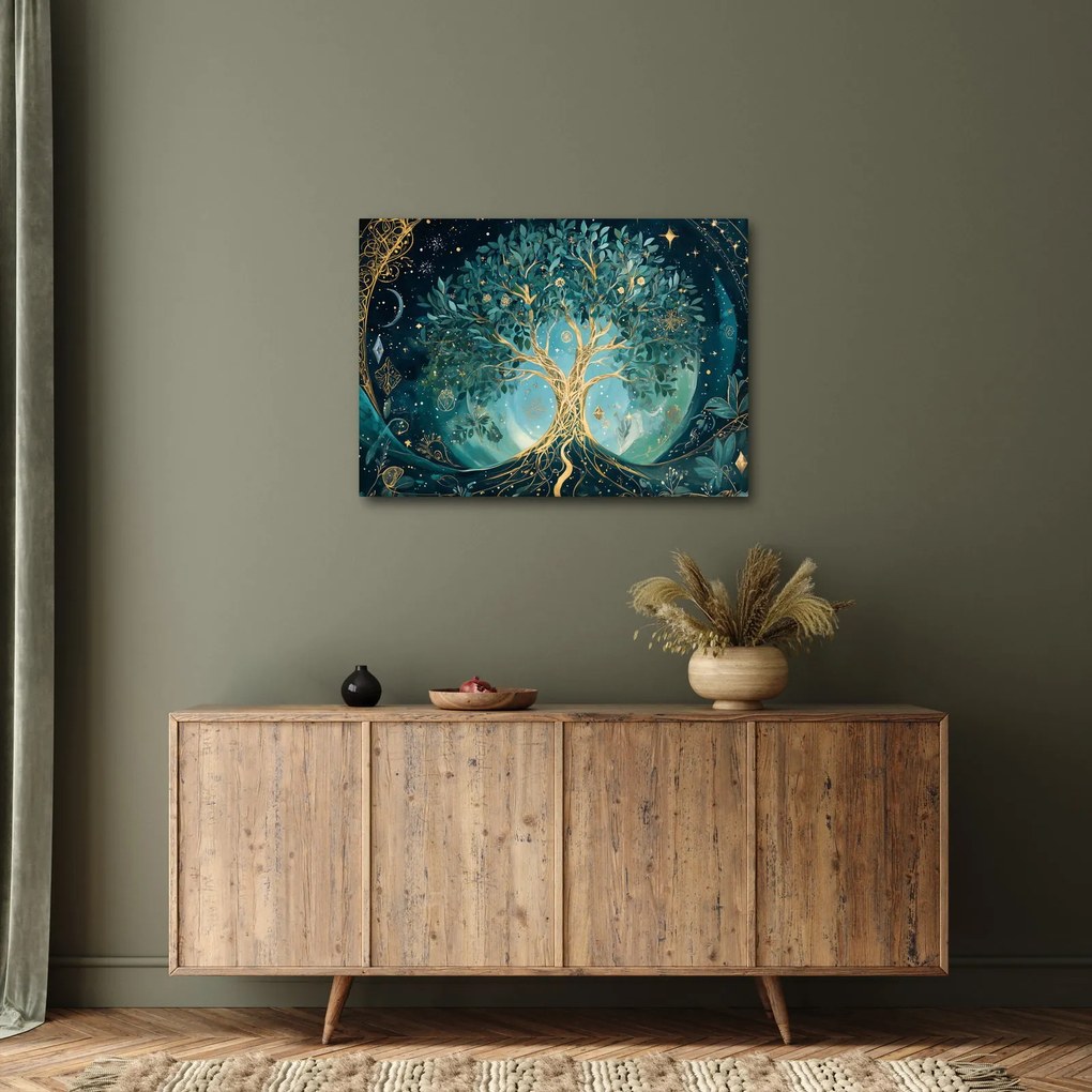 Obraz – Strom života vo vesmíre (70x50 cm)