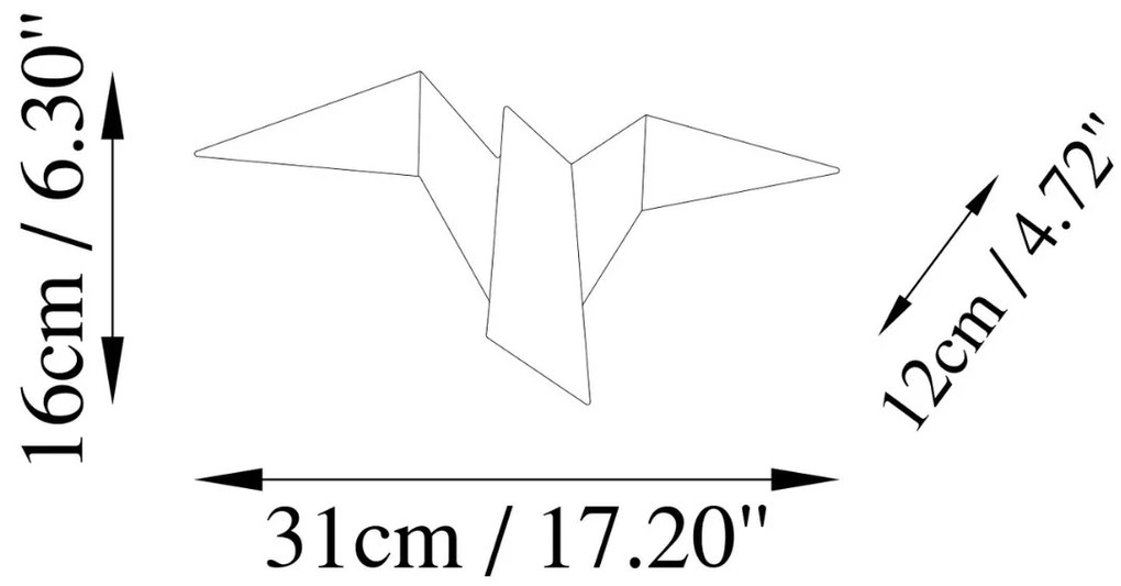 Nástenné LED svietidlo Pacali M biele