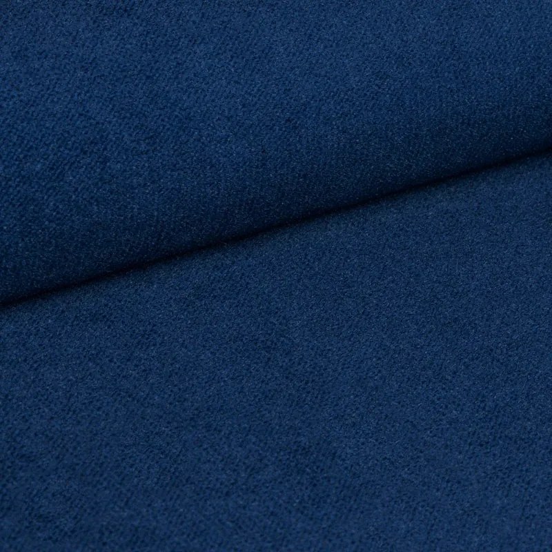 AKCIA Tmavomodrá rozkladacia rohová pohovka ZENOVA 220x140 cm, obojstranná II. akosť