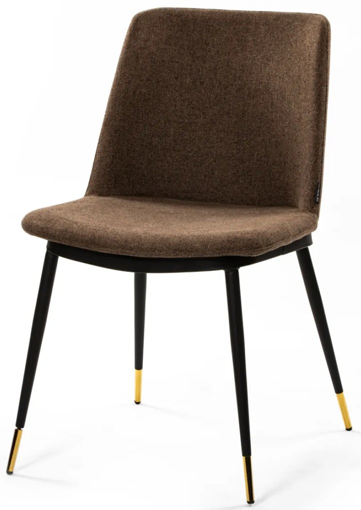 ROSSI DARK BROWN ČALÚNENÁ STOLIČKA brown
