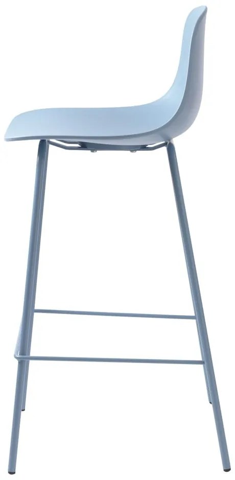 Svetlomodrá plastová barová stolička 92,5 cm Whitby – Unique Furniture