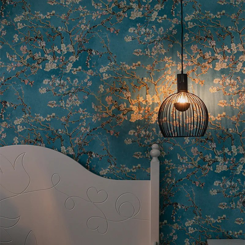 Dizajnové okrúhle závesné svietidlo čierne 30 cm - Dos