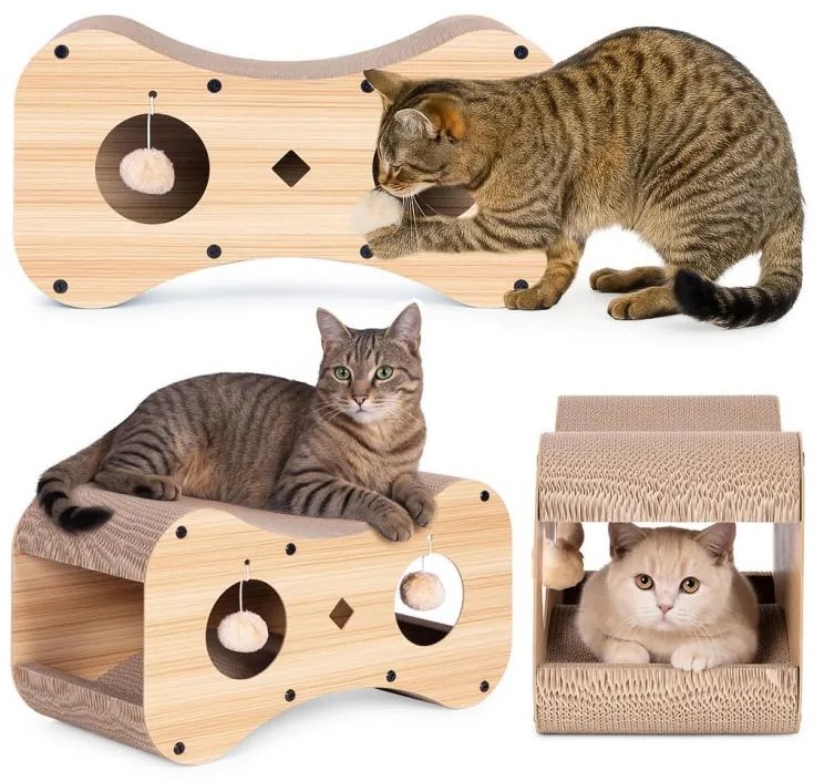 Kartónové škrabadlo pre mačky