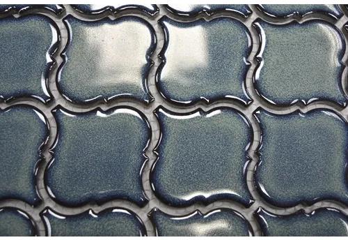 Keramická mozaika CLP3BG florentiner modrá lesklá 29,3x24,5 cm