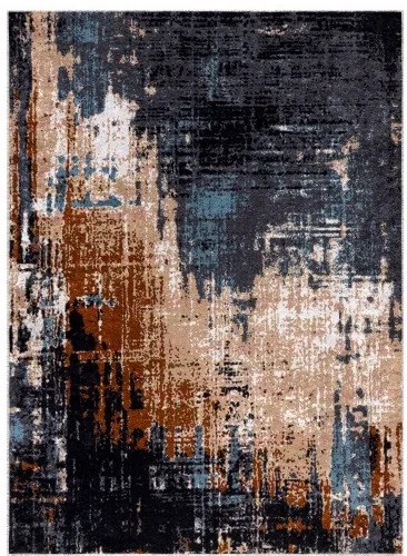 Dywany Łuszczów, Kusový koberec Miro 51454.802 navy/beige, 120x170, viacfarebná, chodba / predsieň