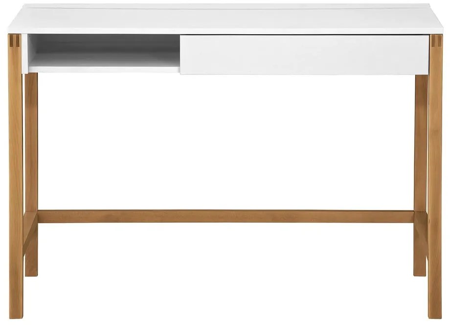 Pracovný stôl s bielou doskou Woodman NorthGate