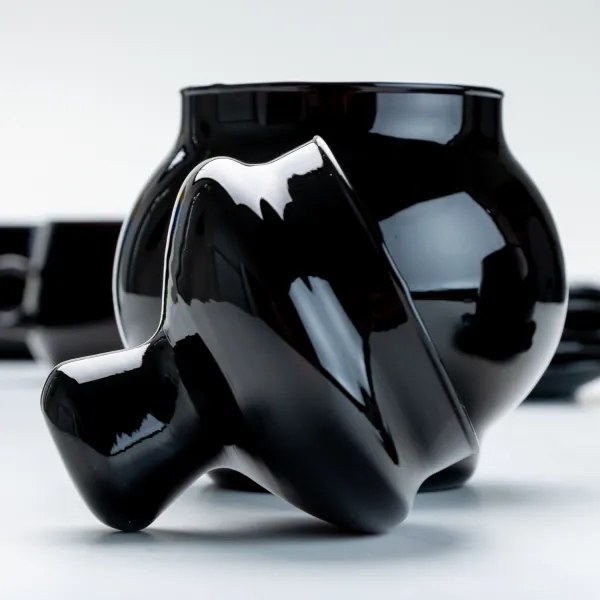 Čajová sada čierna