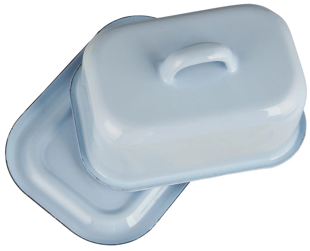 Ib Laursen Smaltovaná maselnička Light Blue