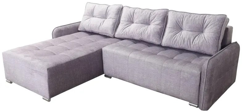 Rohová sedacia súprava Moris II, sivá (Vogue 14)