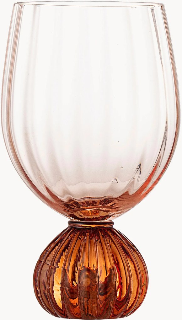 Ručne fúkaný pohár na víno Taurin