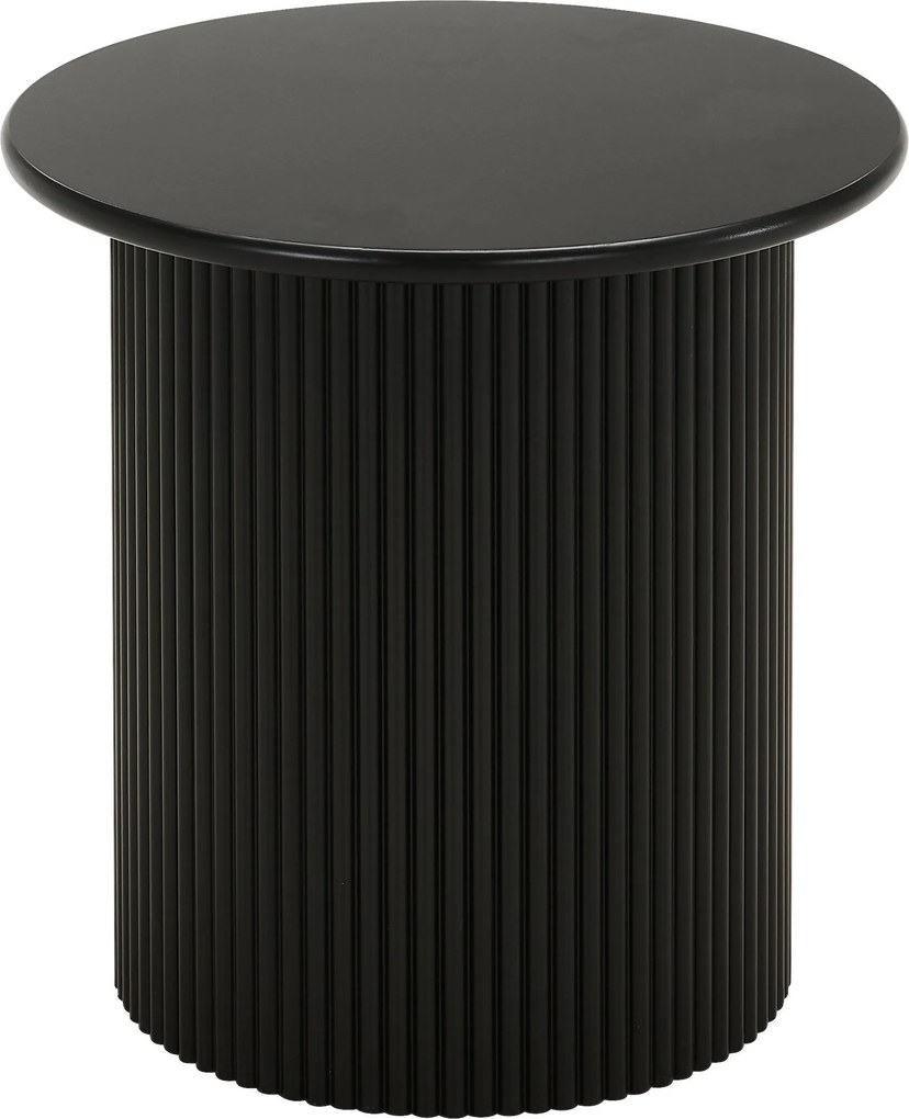 XXXLutz PRÍRUČNÝ STOLÍK, čierna, kompozitné drevo, 40/40/41 cm Xora - Online Only obývacie izby - 008443019001