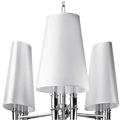 Azzardo AZ1232 - Luster na reťazi DIABLO 6xE14/11W/230V biela