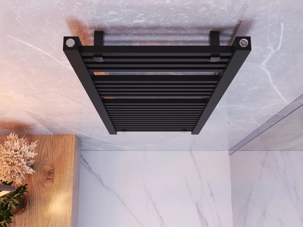 Gamma Erga Proper, vykurovacie teleso 1200x450 mm, 650W, čierna, ERG-LAV-PROP-12045-BK