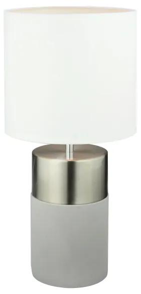 Kondela Stolná lampa, svetlosivá/biela, QENNY TYP 19 LT8371