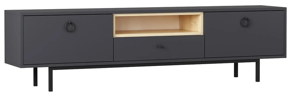 TV stolík/skrinka Dedoto (antracit) . Akcia -25%. Vlastná spoľahlivá doprava až k Vám domov. 1095476