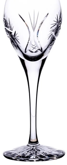 Onte Crystal Bohemia Crystal ručne brúsené poháre na Likér Veterník 90 ml 2KS