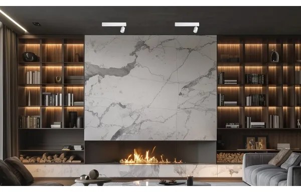 LED Bodové svietidlo MAGNET LED/5W/230V + 1xGU10/60W 3000/4000K biela