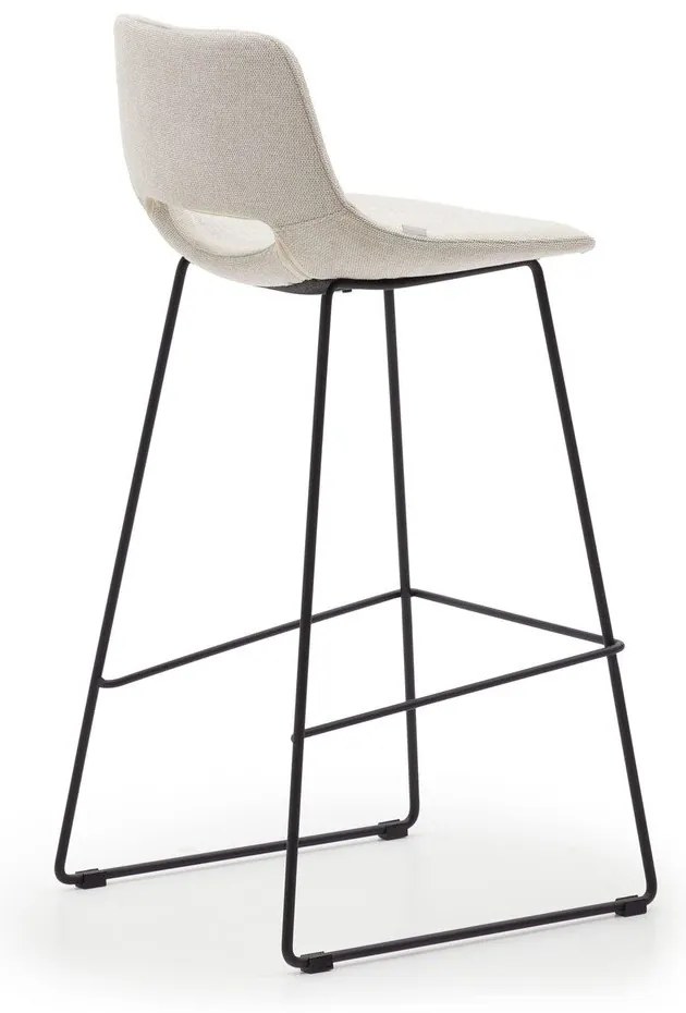 Béžová barová stolička (výška sedadla 76 cm) Zahara – Kave Home