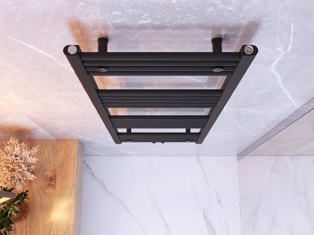 Gamma Erga Simple, vykurovacie teleso 1300x500 mm, 519 W, čierna, ERG-LAV-SIMP-13050-BK