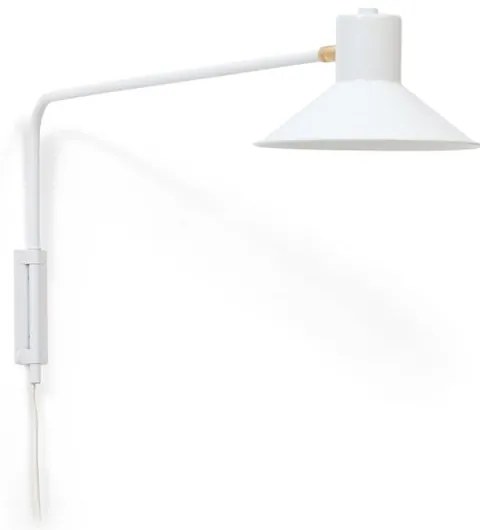 Biele nástenné svietidlo ø 20 cm Aria – Kave Home