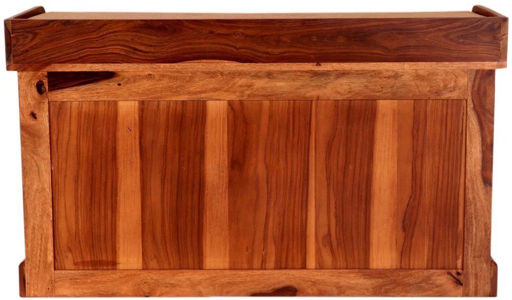 furniture-nabytek.cz - Dřevěný botník s lavicí 105x60x40 z masivu palisandr