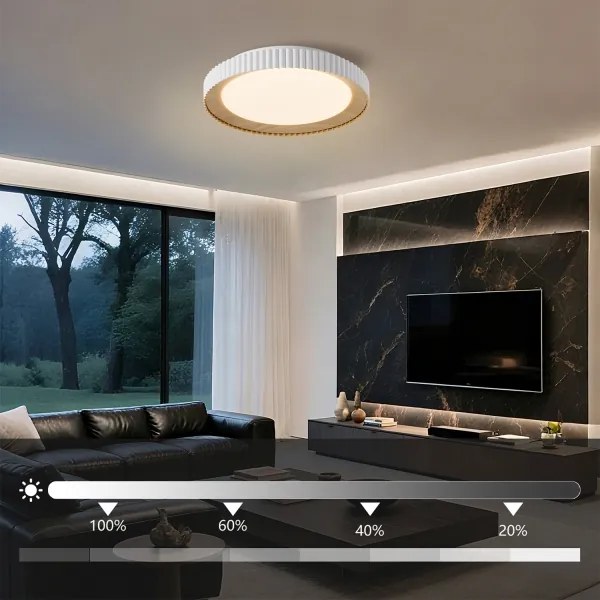 BRILAGI - LED stmievateľné stropné svietidlo NEXO LED/48W/230V 3000–6000K biela, priemer 43 cm + diaľkové ovládanie