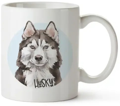 Bohemia Gifts Keramický hrnček - Husky, 350 ml