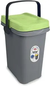 STEFANPLAST Odpadkový kôš Home Eco System 7 l, zelený