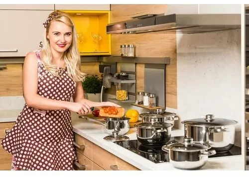 4Home 10-dielna sada riadu Destiny, nerezové pokrievky