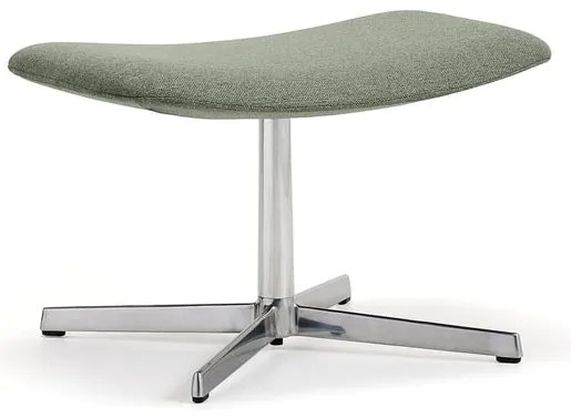 Podnožka LANGLEY, brúsený hliník/zelenošedá