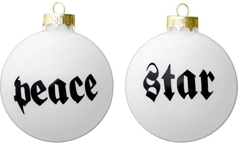 Bloomingville Vianočná ozdoba Peace/Star Star