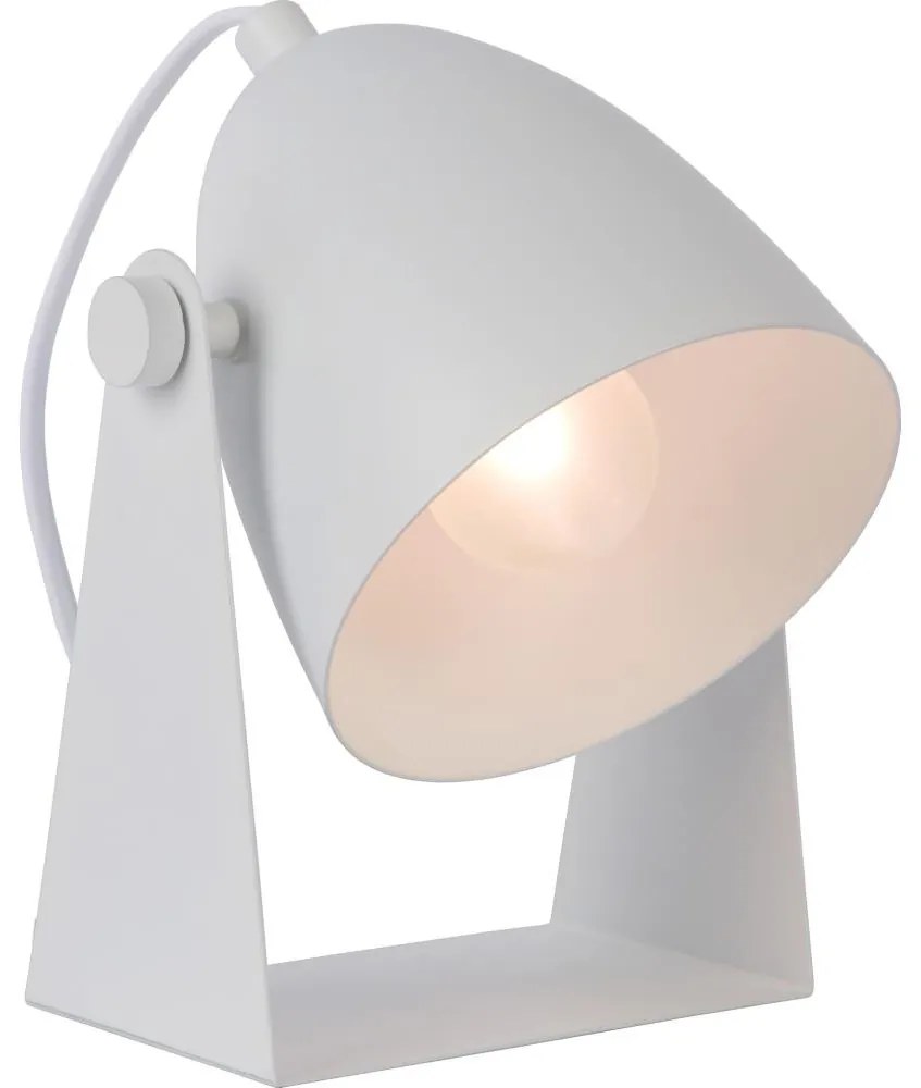 Lucide 45564/01/31 - Stolná lampa CHAGO 1xE14/40W/230V biela