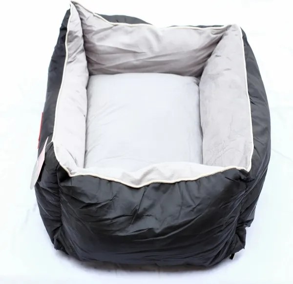 Pelech pre psa / mačku L - sivo-čierny