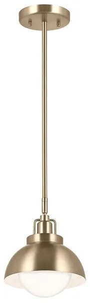 Kichler KL-NIVA-1W-1P-CPZ - Nástenná lampa NIVA 1xE27/40W/230V mosadz