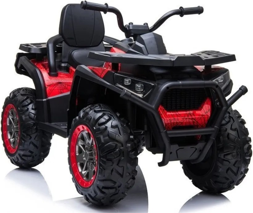 LEAN CARS Elektrická štvorkolka XMX607 červená lakovaná Spider