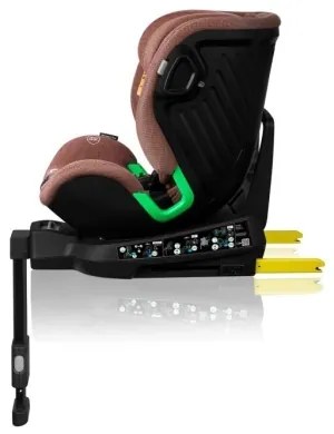 Lionelo - Autosedačka so základňou otočná HARMONY i-Size 40-150 cm tehlová