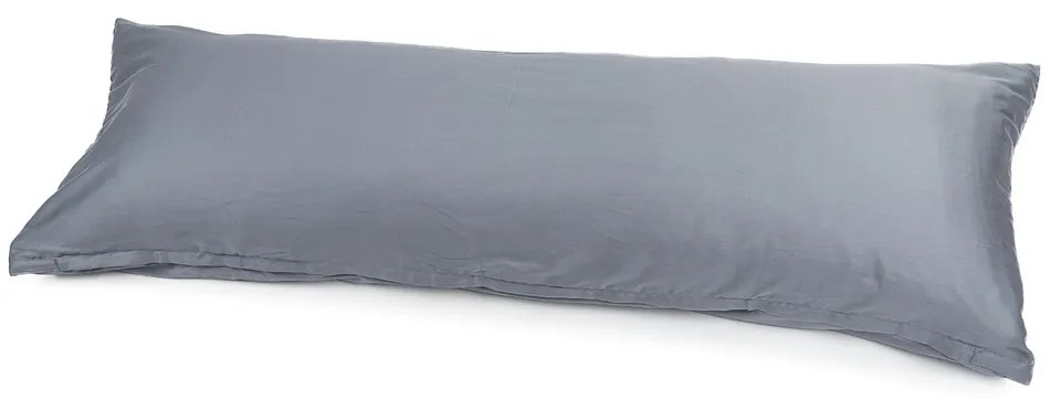 4Home obliečka na Relaxačný vankúš Náhradný manžel satén sivá, 50 x 150 cm